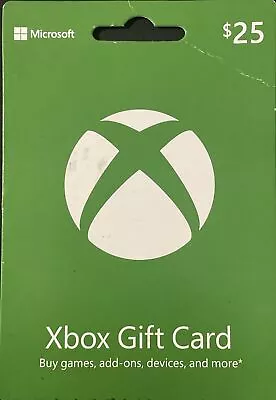 $25 Xbox Gift Card • $25