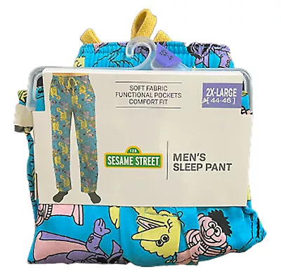 Sesame Street Men's Sleep Pant W/Pockets New W/Tags • $16.50