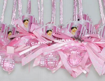 12 Pacifier Necklace Its A Girl Baby Shower Favors Prize Games Decorations • $12.95