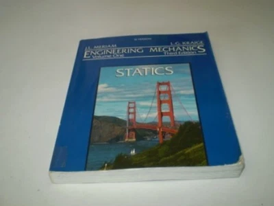 £3.44 • Buy Engineering Mechanics:Volume 1: STATICS (SI Version), J. L. Meriam, L. G. Kraige