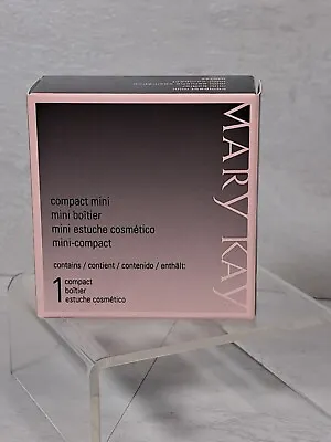 Mary Kay Compact Mini Mirror Black Cosmetic Box  Brand New In The Box • $8.69