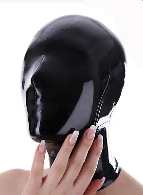 Latex Gummi Mask Micropore Eyes Micropore NOSE Back Zip 0.4mm • $39.99