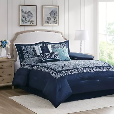 Madison Park Whitney 7 Piece Jacquard Comforter Set • $139.99