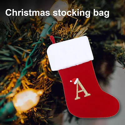 Christmas Stocking Nordic Retro Fireplace Xmas Tree Hanging Stockings Fabric • $31.50