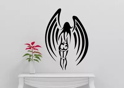 £2.49 • Buy Fallen Tribal Angel - Inspired Design Bedroom Wall Art Vinyl  Decal Sticker