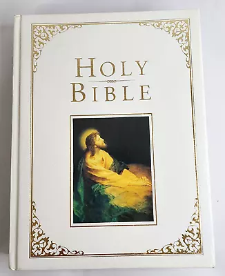 KJV Holman Family Bible Large White Imitation Leather-Over-Board AKJV • $65
