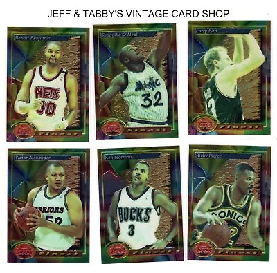 1993-94 Topps Finest Basketball Cards / SEE DROP DOWN MENU 4 Card U Will Receive • $0.99
