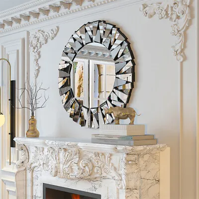 Modern Circular Sunburst Wall Mirror Venetian Large Home Accent Decor Mirror  • $149.90