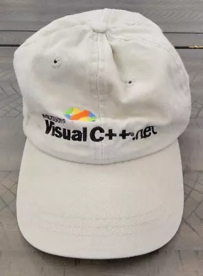 Vintage Microsoft Visual C + + .net Software Promo Hat Cap By Fahrenheit Fashion • $39.99