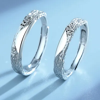 925 Sterling Silver Angel Rings Adjustable Ring Women Girls Jewellery Gift Pack. • £3.09