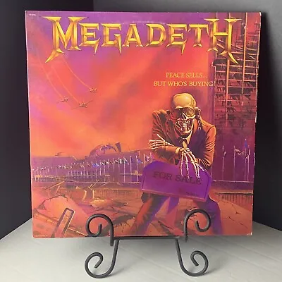 EUC ORIGINAL Album Vinyl 1986 MEGADETH Peace Sells But Who's Buying? ST-12526 • $139.11