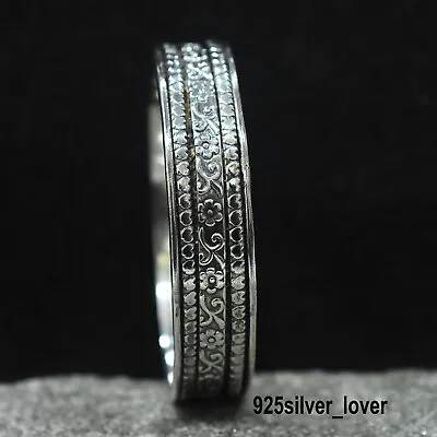 Lovely Bangle 925 Sterling Silver Mother's Day Cuff Bangle Jewelry MB-121 • $20.19