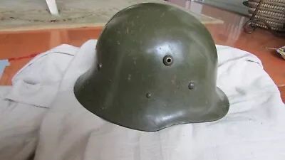 WW2 Bulgarian Steel Helmet Original German Allies Axis Look Like  M42/ M40/M35 • $80