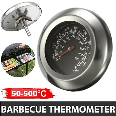 Barbecue Thermometer Oven Pit Temp Gauge 50-500℃ BBQ Smoker Grill Temperature • $13.79