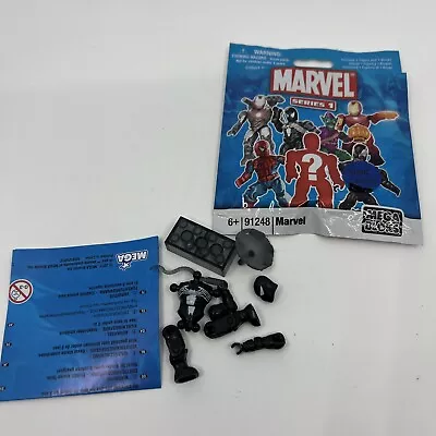 Mega Bloks Marvel Series 1 Black Spiderman Mini Figure New Opened To Confirm S4 • $29.99