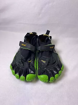 Vibram Fivefinger Shoes Men's 12 EU 47 Black Outdoor Water Athletic Grounding • $49.99