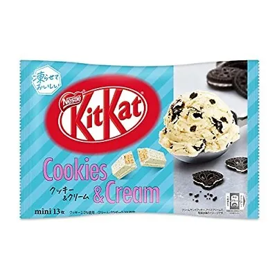 Japanese Kit-Kat Cookies & Cream KitKat Chocolates 10 Bars Import Japan 03/24 • $2.49