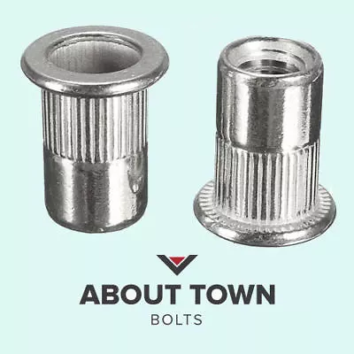 £2.55 • Buy Rivnuts,Aluminium Knurled Head,Threaded Rivet Nuts,Blind Nutserts M4-M10