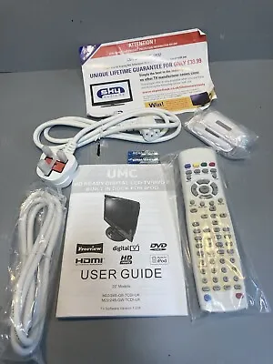 UMC LCD TV/DVD COMBI REMOTE CONTROL - M22/24B New Pack Leads Etc • £18.80