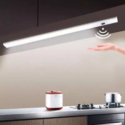 LED Under Cabinet Strip Light Cupboard Bar Kitchen USB Plug-In PIR Motion Sensor • $9.47