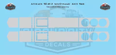 Athearn SD40-2 Non-Dynamic Anti-Skid Decal Set 1:87 HO Scale • $10.99