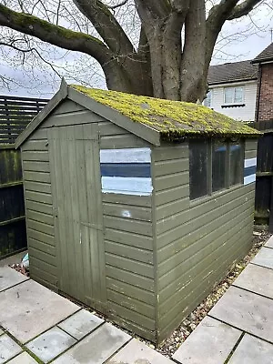 8x6 Wooden Timber Apex Garden Shed Cabin Storage Summerhouse 10x6 10x8 • £20