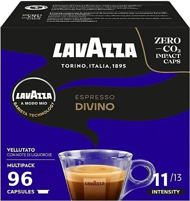 Lavazza A Modo Mio Divino X 6 Boxes (96 Coffee Capsules/pods) • $75