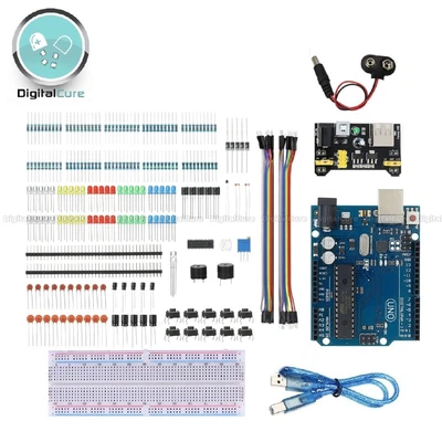 £17.99 • Buy UNO R3 16U2 Electronics Starter Kit MB102 LED Photoresistor Breadboard - Arduino