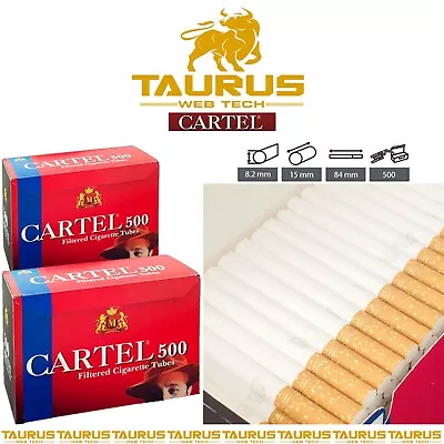 £18.85 • Buy 5000 X CARTEL CLASSIC Filter TUBES Tips Paper Smoking GOLD Cigarette Tobacco UK