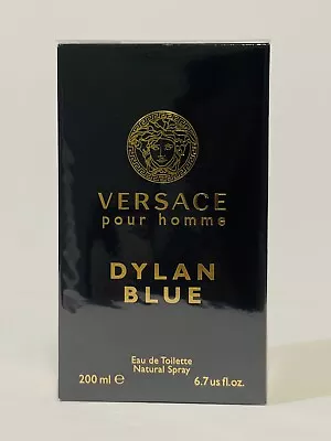 Versace Dylan Blue Cologne For Men Edt Spray 6.7 Oz 200 Ml New In Sealed Box • $99.90