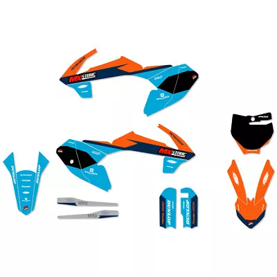 Ninetwo Decals KTM 65SX 16-21 Blue Orange W/ Black BGS Graphics Kit • $139.95