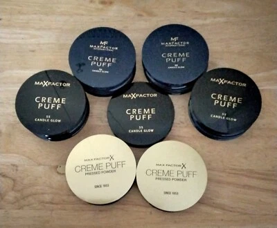 £4.50 • Buy Max Factor Creme Puff Pressed Powder - 55 Candle Glow