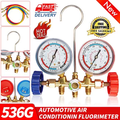 R12 R22 R404a Manifold Gauge Set 3  Gauge HVAC A/C Refrigeration Charging • $24.57