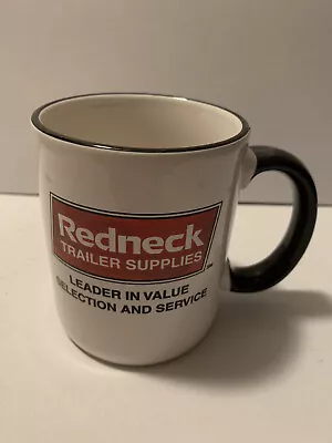 REDNECK Coffee Cup 12 Oz. White Red Dexter Axle Trailer Supplies • $10.99