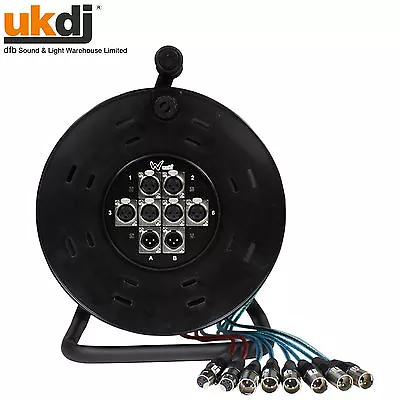 £65 • Buy W Audio XLR Multicore Drum / Snake 6/2 6 Inputs & 2 Returns 15m 50ft