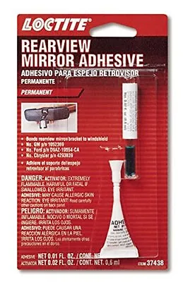 Loctite 37438 Rearview Mirror Adhesive Kit  0.3 Cc • $7.26