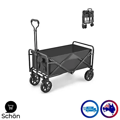 Folding Beach Wagon Cart Trolley Garden Outdoor Picnic Camping Sports Market • $169.99