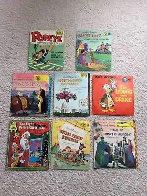 8 Vintage Children's TV/Movie Records 45 & 78 RPM Walt Disney Golden Records • $9.99