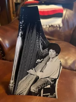 Harpo Marx (Marx Brothers) Playing Harp Tabletop Display Standee 9 1/2  Tall • $10.99