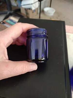 Vintage Vicks Vaporub Cobalt Blue Bottle No Lid Or Label Great Condition • $5