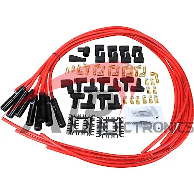 Dragon Fire 8.5mm STREET CERAMIC Spark Plug Wire Set 180 Female Socket Male HEI • $116.95