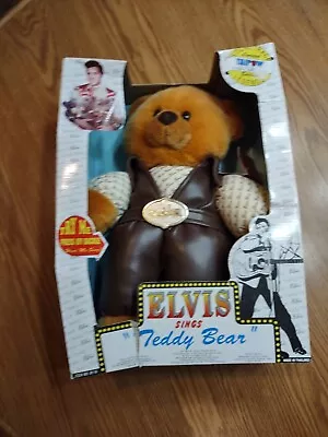 Elvis Presley Teddy Bear Sing “Teddy Bear  Taipow Legends '94 Rare Collectable. • $32.50