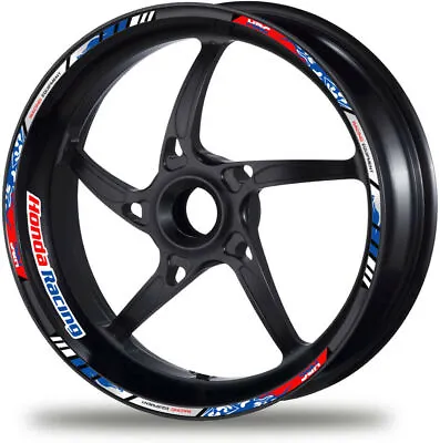 Honda HRC Motorcycle Wheel Decal 12 Rim Stickers CBR 1000RR 600RR LIMITED EDITIO • £33.59