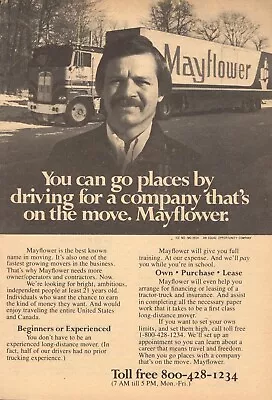 1979 Print Ad Mayflower Moving Company Van Driver • $10