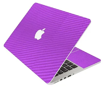 LidStyles Carbon Fiber Laptop Skin Protector Decal Macbook Pro 15 A1707 /A1990 • $14.99