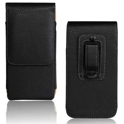 Horizontal Leather Holster Belt Clip Loop Case Cover For Samsung Galaxy S10 S10e • $16.49