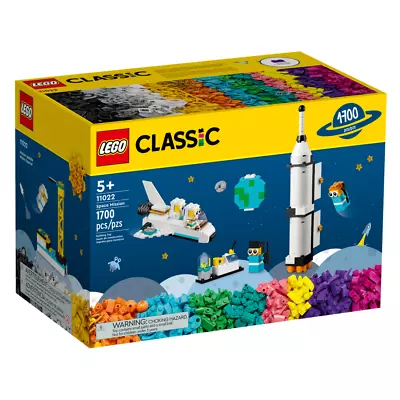 Lego 11022 Classic 1700 Pieces Space Mission Brand New Building Bricks • $100