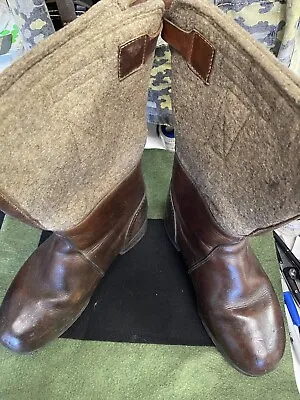 WW2 Original German Winter Boots (Eastern Front) 1943 • $350