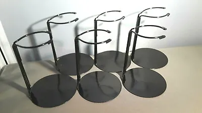 Action Figure Slim Waist Doll Stands  Set Of 6 Black Metal For 6-10 Inch Dolls  • $20