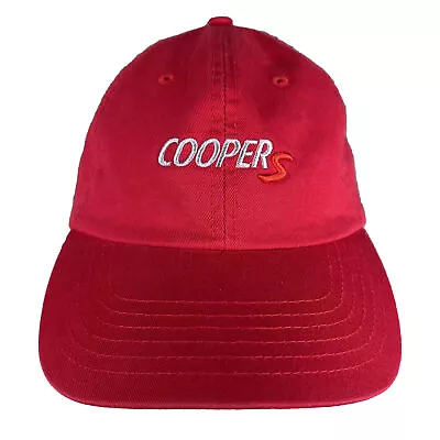 Mini Cooper S Red Adjustable Strapback Hat • $14.99